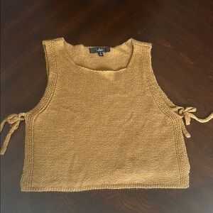 Lulus Side Tie Crop Tank Top